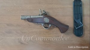 Flintlock Pistol Toy Gun Unboxing 2023 - Realistic Pirate Gun