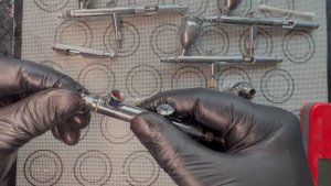 How to change the Fengda FE183K needle from 0.3mm to 0.8mm