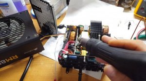 Причина выхода из строя DC-DC.  Блок питания Cоrsaır rm850.