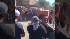 В Кизляре (Дагестан) лезгинкой провожают мобилизованных