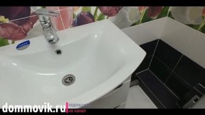 Дизайн маленькой ванной комнаты совмещенной с туалетом: размер 1.85 м на 1.15 метра