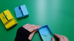 옷장 종이접기 Оригами ШКАФ ДЛЯ КУКОЛ из бумаги origami closet 종이인형 옷장 만들기