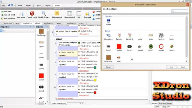 Как сделать игру танчик 8 часть. (game create) смотреть онлайн