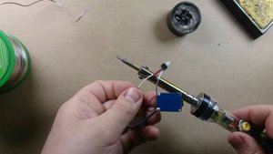 Термоусадка паяльником