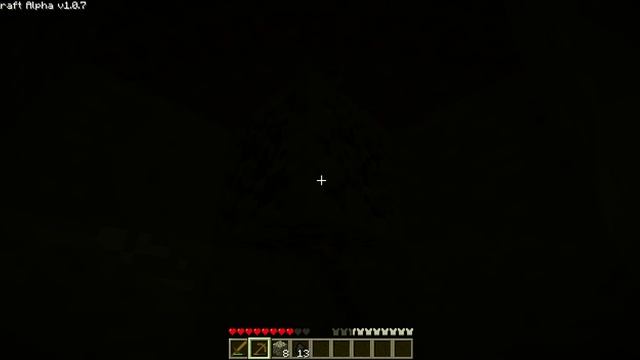 Minecraft Alpha 1.0.7 - Old alpha from 2010