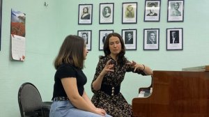 Открытый урок по вокалу.