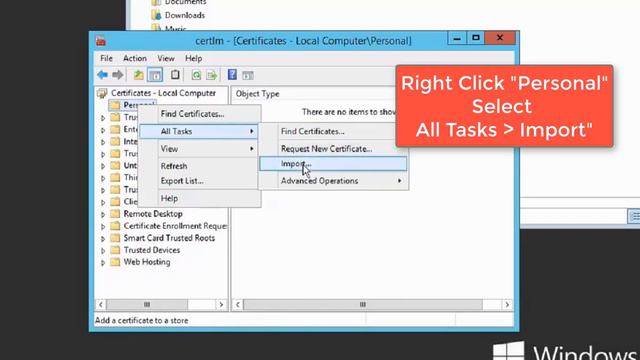 7 - Import Certificates смотреть онлайн