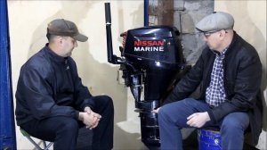 Обзор лодочного мотора Nissan Marine 9,8 4 такта