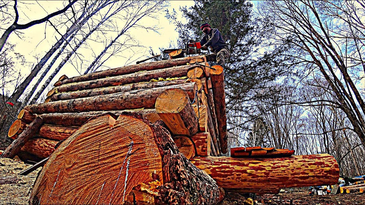 ПЕРЕЕЗЖАЕМ СО СТАРОЙ ИЗБЫ НА НОВЫЙ УЧАСТОК. заключительная часть. смотреть онлайн
