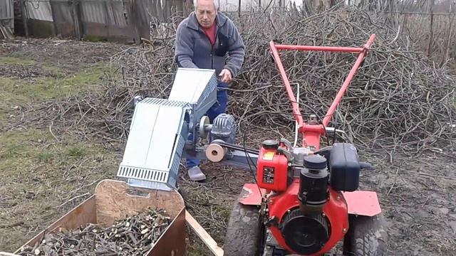 Измельчитель веток своими руками для мотоблока