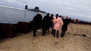 "АКУЛА" выходит в море. (Самая большая АПЛ). "ДМИТРИЙ ДОНСКОЙ"