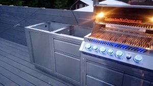 Барбекю комплекс (летняя кухня барбекю) NAPOLEON с газовым грилем BIPRO-825