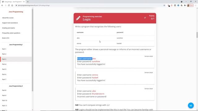 14.1 Java Helsinki Uni MOOC programming 1 part 3! Using Strings Part 1 of 3 смотреть онлайн