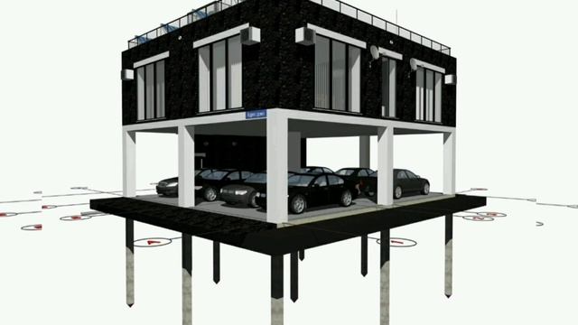 ДВУХЭТАЖНЫЙ ДОМ С ПАРКИНГОМ НА ПЕРВОМ ЭТАЖЕ @chessandhouses смотреть онлайн