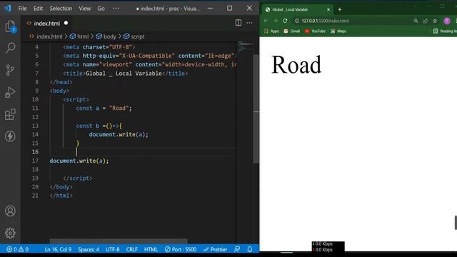 JavaScript Scope Local Global Variables || JS Tutorial for Beginners in Bengali 2022