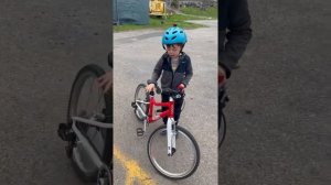 Тимоха Кот и новый велосипед Woom 4 bike