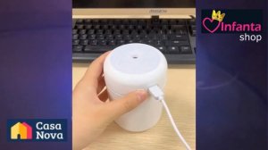 Увлажнитель воздуха с цветной подсветкой Casa Nova H20. На это можно смотреть часами