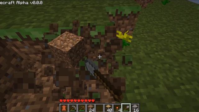 Обзор версии Minecraft Alpha 0.0.0 смотреть онлайн