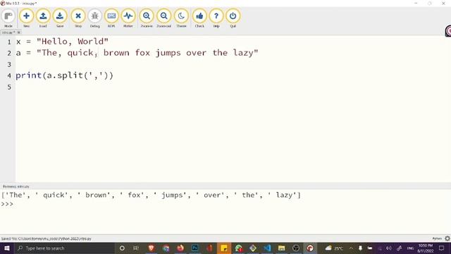 Python String Methods, String Format, Concatenate, Split, Strip, Replace
