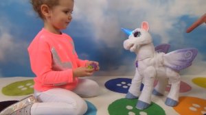 Сказочная СтарЛили лошадка интерактивная пони единорог от Хазбро Fur Real Friend