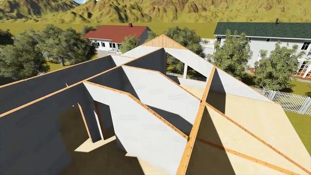 Пошаговая технология строительства каркасного дома в 3D смотреть онлайн