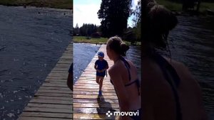Мы на Десногорском водохранилище. База отдыха "береста"