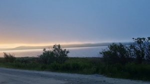 Мурманск - полуостров Рыбачий на мопеде Альфа, мотопутешествие в ночь