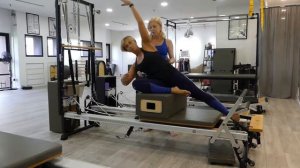 Упражнения на Пилатес Реформере - Pilates in Russian # 1