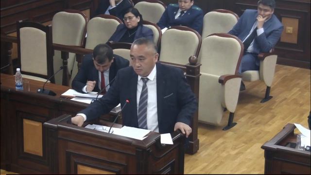 9. Позиция представителя Президента и Кабинета Министров (Молдобаев А. Т.) смотреть онлайн