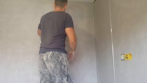 Мини дом. Обшил одну комнату. Гипсокаркас