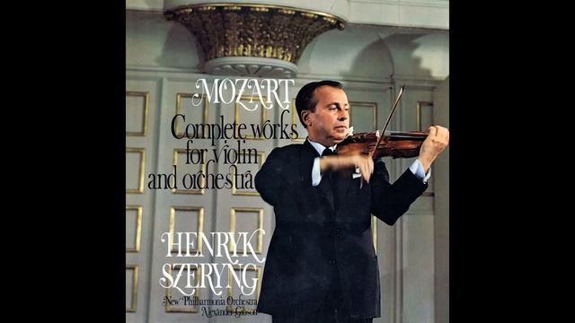 Mozart Violin Concerto No. 4 Henryk Szeryng New Philharmonia Orchestra Alexander Gibson (1970/2018) смотреть онлайн