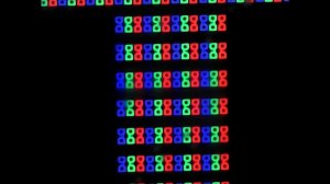 Устройство матрицы монитора. Матрица под микроскопом