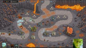 Kingdom Rush (Ветеран) → Огненная Яма - Железное Испытание