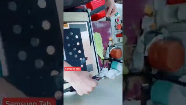 Замена стекла samsung galaxy tab front glass replacement