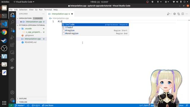 Pytorch+cpp/cuda extension 教學 tutorial 1 - English CC -