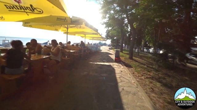 Walking in Pomorie - Summer Walk Bulgaria - Поморие Болгария Bulgarien смотреть онлайн