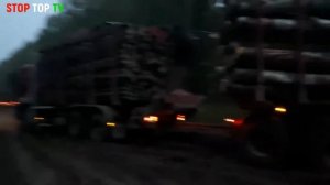 ПЕРЕГРУЗ ЛЕСОВОЗА. НЕ ПРОСТАЯ РАБОТА НА ЛЕСОВОЗЕ. ЛЕСОВОЗ В ДЕЛЕ.