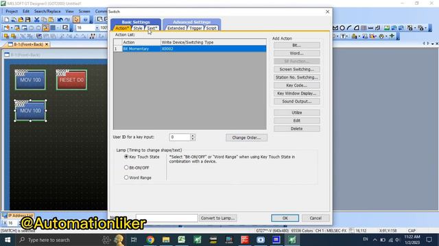 GX Works 2 : ADD,SUB,MUL,DIV instruction mitsubishi PLC FX series connected with HMI simulator