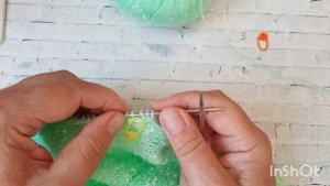 Как набрать петли для рукава.
Вяжем головку укороченными рядами.