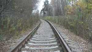 Заброшенная железнодорожная ветка на станции Лианозово