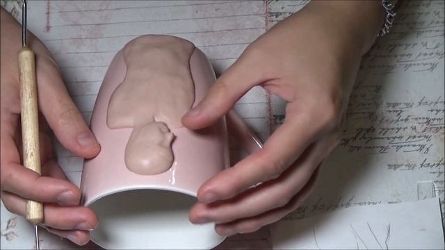 Шарж из полимерной глины Декор кружки Часть 2 смотреть онлайн