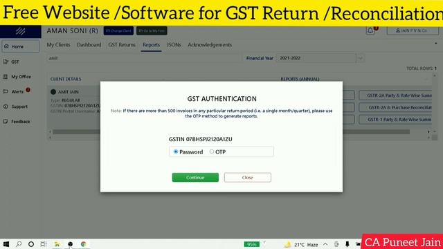 FREE GST RETURN FILING GST SOFTWARE GST Reconciliation GSTR 2B Vs 3B download GSTR 2A for whole yea смотреть онлайн