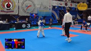 Финал по Лайту ?ЛИГА? спарринг тхэквондо. ? Королёв Родион