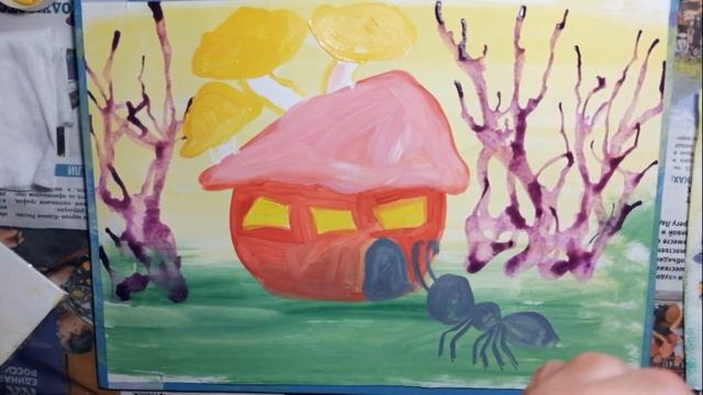 Как нарисовать сказку "Смелый Муравей" смотреть онлайн