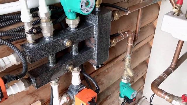 Замена гидрострелки. Отопление частного дома. смотреть онлайн