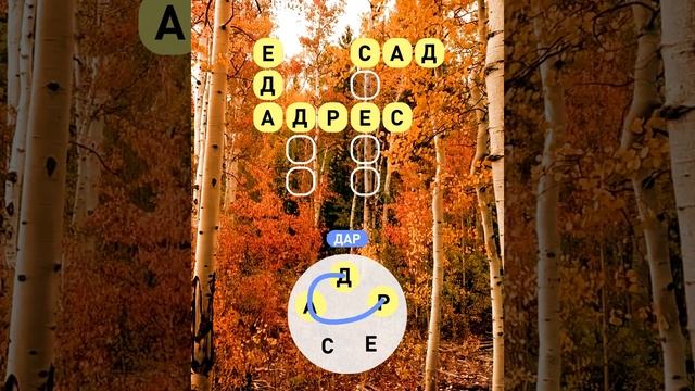 Линия Слова. Осенний лес. Видеореклама для игры в Google Play