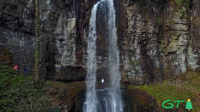 Лучшие водопады Абхазии. Водопады Великан и Ирина. Январь 2021 смотреть онлайн