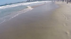 Знаменитый пляж Копакабана за несколько дней до начала Олимпиады
