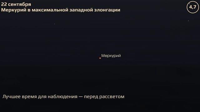 Владивосток 18.9.2023 — 24.9.2023. Астрономические события