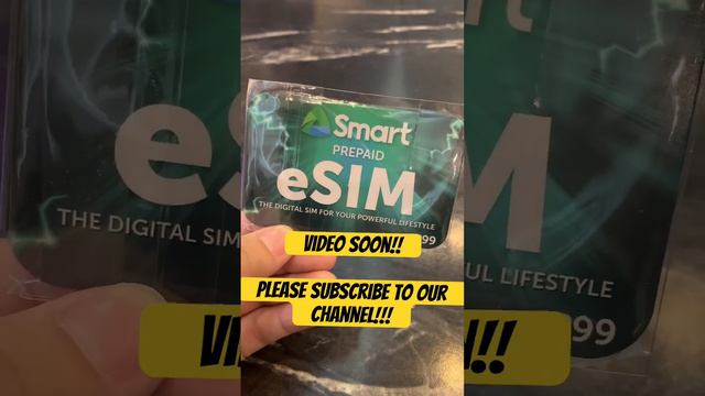 SMART eSIM. No need for simcard slot. physical SIM. #globe #smart #phone #trending #gadget